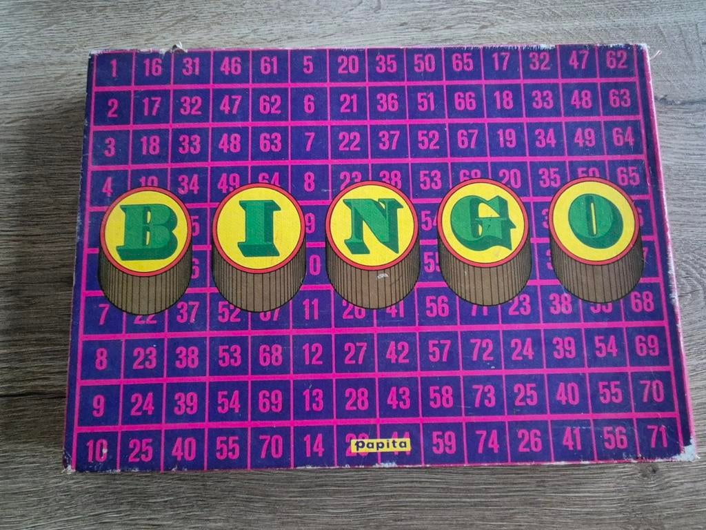 Bingo spel van Papita uit 1977, Ophalen of Verzenden, Zo goed als nieuw