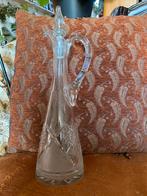 Karaf geslepen kristal antiek kristallen fles, Ophalen of Verzenden