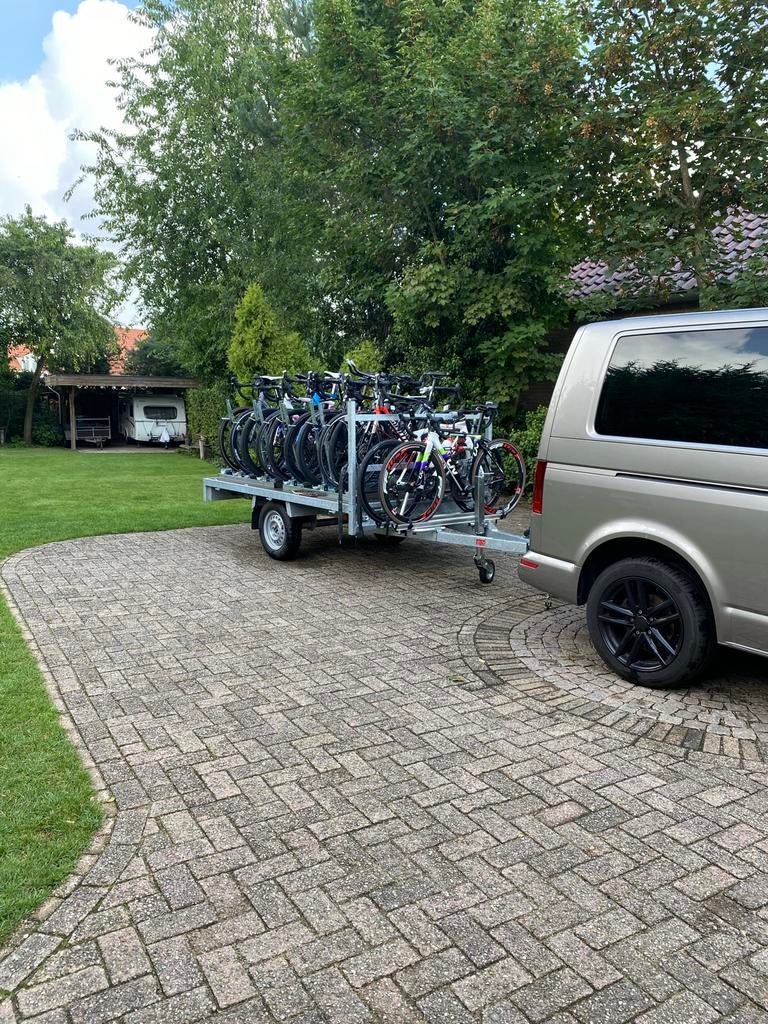 Aanhangwagen voor 12 fietsen, Auto diversen, Aanhangers en Bagagewagens, Ophalen, Zo goed als nieuw