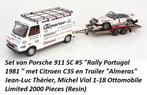 Set van Porsche 911 SC #5 “Rally Portugal 1981 ” met Citroen, Tschuiten@hotmail.com, OttOMobile, Auto, Frankrijk