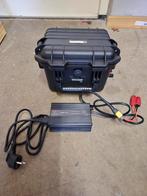 Lithium accu 50AH met lader en koffer, Ophalen, Zo goed als nieuw