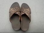 Fitflop Lulu glitter (glitter)  Maat 38, Kleding | Dames, Schoenen, Slippers, Bruin, Ophalen of Verzenden, Zo goed als nieuw