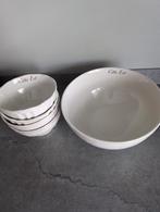 Riviera Maison schaal met kommen - Zo goed als nieuw, Porselein of Keramiek, Schaal, Rond, Ophalen of Verzenden