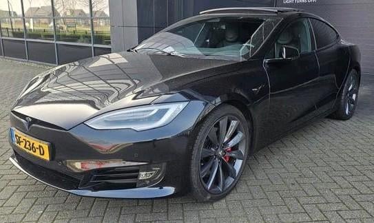 Tesla Model S 2018 Zwart, Auto's, Tesla, Zwart, Zwart, Origineel Nederlands, Elektrisch