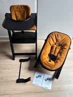 Kidsmill UP! Complete set zwart met velours gold accessoires, Ophalen, Gebruikt, Meegroeistoel