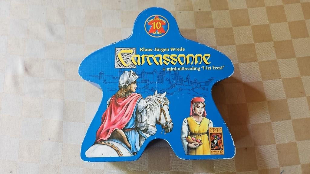 bordspel oude versie Carcassonne 10 jaar verjaardags, Hobby en Vrije tijd, Gezelschapsspellen | Bordspellen, Vijf spelers of meer