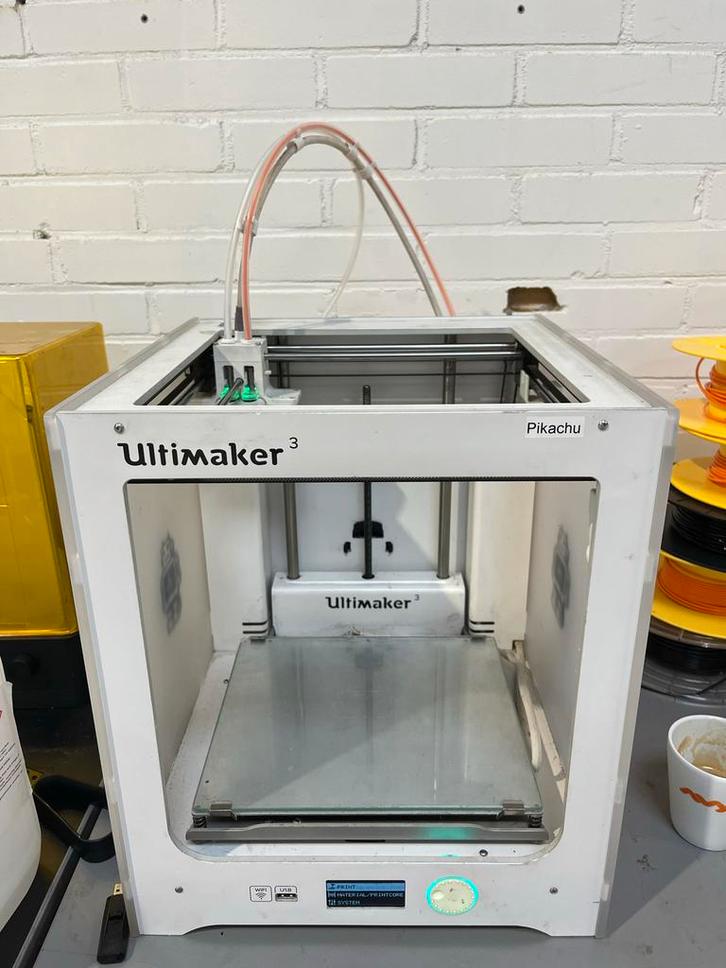 Ultimaker 3 3D printer, Computers en Software, 3D Printers, Gebruikt, Ingebouwde Wi-Fi, Ophalen