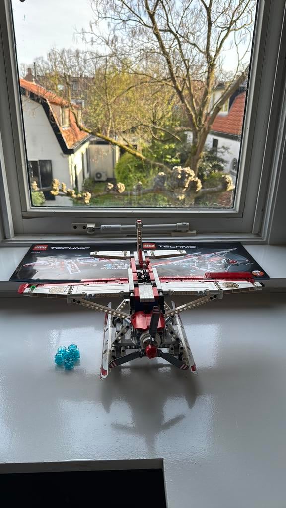 LEGO Technic Fire Plane (42040) – Compleet met boekjes, Lego, Ophalen of Verzenden, Zo goed als nieuw, Complete set