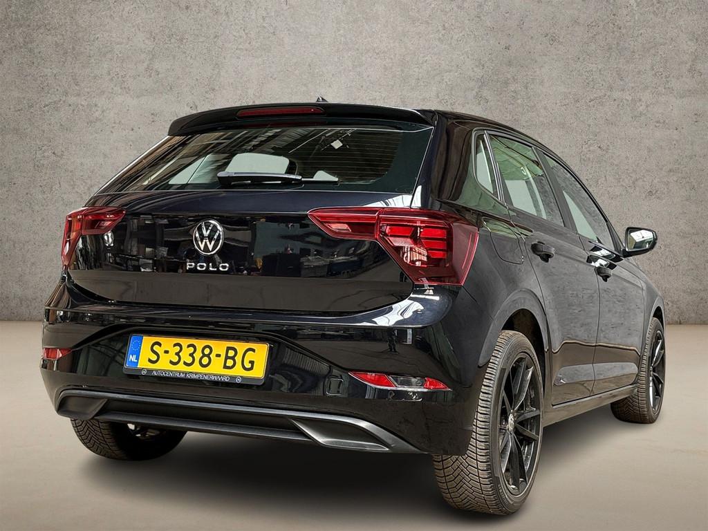 Volkswagen Polo 1.0 Sportline (VIRTUAL COCKPIT, BLACK PACK,, Auto's, Volkswagen, Voorwielaandrijving, 12 maanden, Stof, Zwart