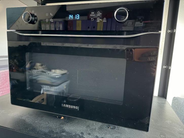 Samsung Combi-Magnetron 35 ltr, Witgoed en Apparatuur, Magnetrons, Gebruikt, Vrijstaand, Combimagnetron, 45 tot 60 cm, Crisp, Grill