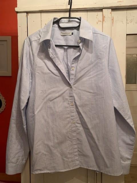 Steppin Out blouse streep blauw 38 M, Kleding | Dames, Ophalen of Verzenden, Zo goed als nieuw, Maat 38/40 (M), Blauw