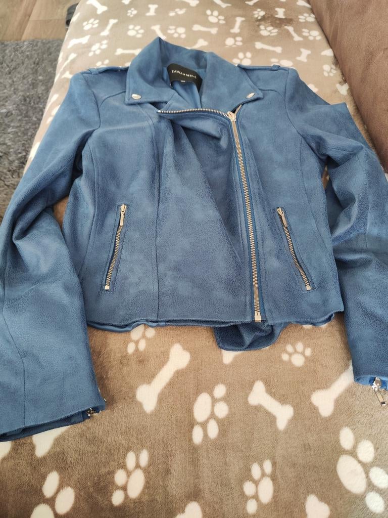 Dames jasje, Blauw, Zo goed als nieuw, LONA MILA, Ophalen