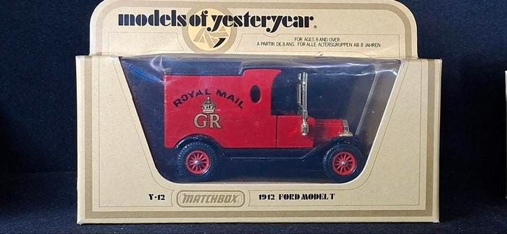 Matchbox Models of Yesteryear Y-12 1912 Ford Model T, Hobby en Vrije tijd, Modelauto's | 1:43, Zo goed als nieuw, Auto, Matchbox