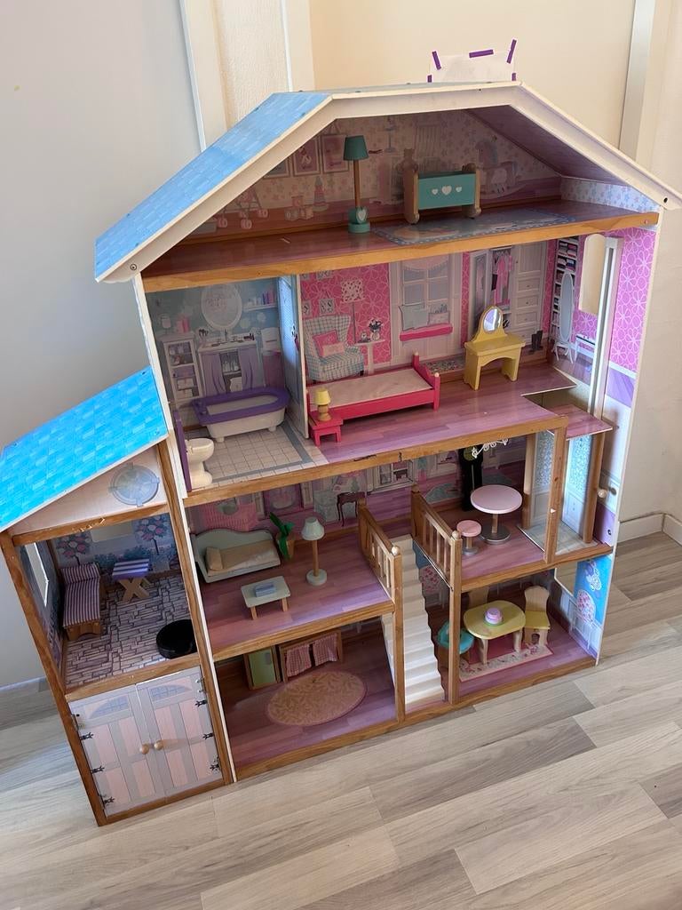 Kidkraft Grand view Mansion poppenhuis., Ophalen, Gebruikt, Poppenhuis