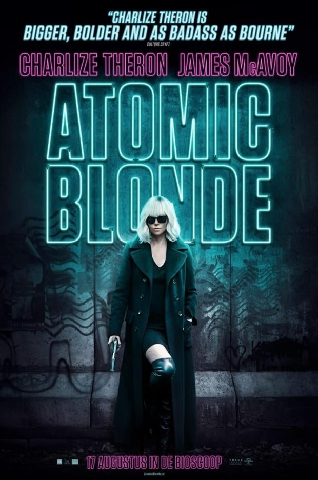 ATOMIC   BLONDE      filmposter., Rechthoekig Staand, Verzenden, Nieuw, A1 t/m A3