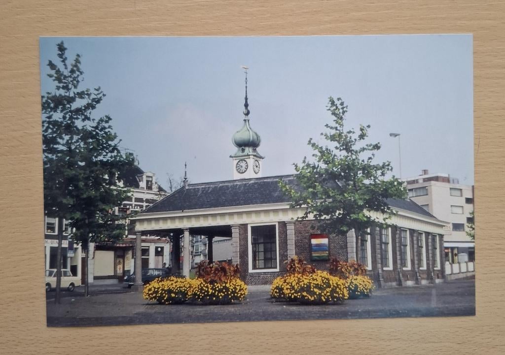 Foto van Visbank Vlaardingen 1973 kleur, 1960 tot 1980, Verzenden, Foto, Nieuw