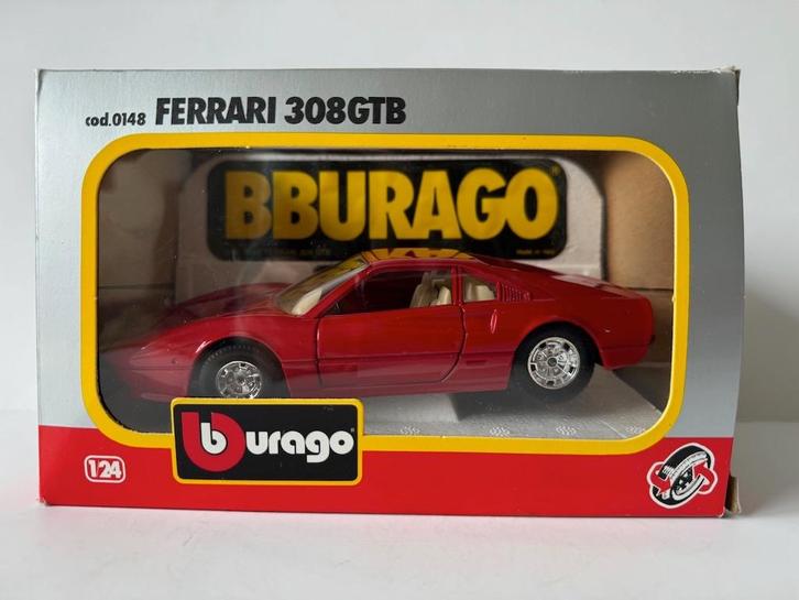 Bburago: Ferrari 308 GTB, Hobby en Vrije tijd, Modelauto's | 1:24, Zo goed als nieuw, Auto, Bburago, Ophalen of Verzenden