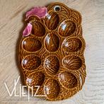 Vintage, brocante eierschaal, kip, haan, gevulde eitjes, Ophalen of Verzenden