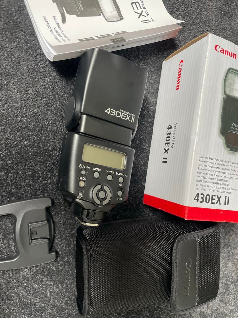 Canon Speedlite 430EX II Flitser, Audio, Tv en Foto, Fotografie | Flitsers, Ophalen of Verzenden, Gebruikt, Canon, Kantelbaar