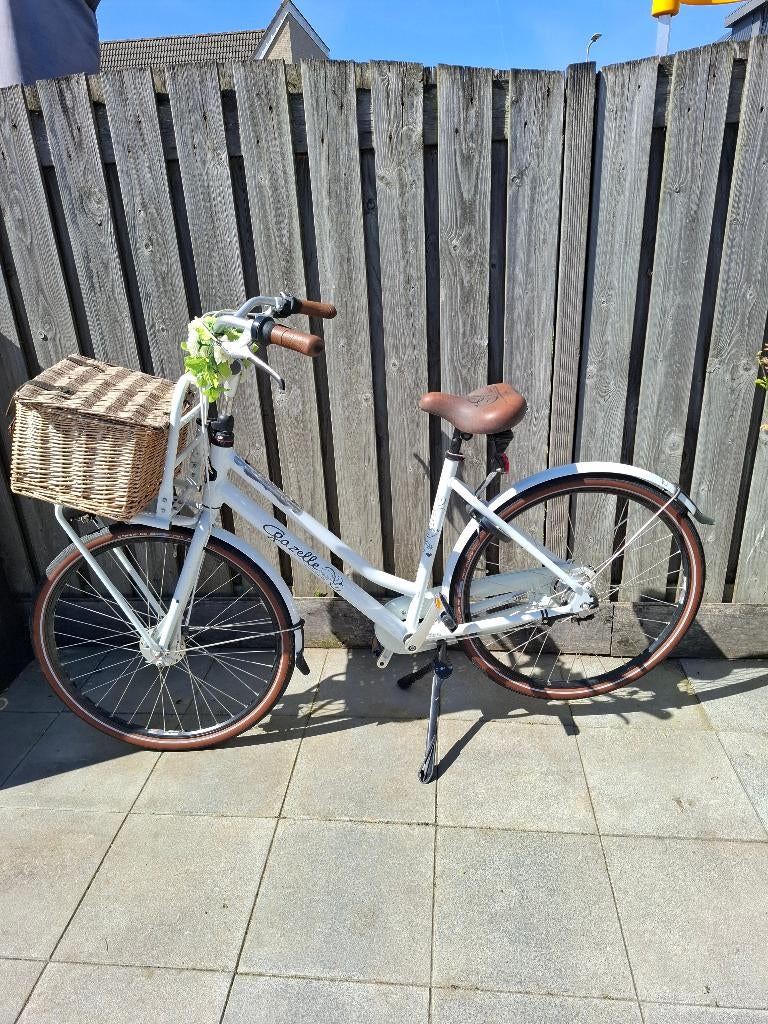 Witte damesfiets gazelle miss Grace, Fietsen en Brommers, Ophalen, Gebruikt, Versnellingen, 50 tot 53 cm