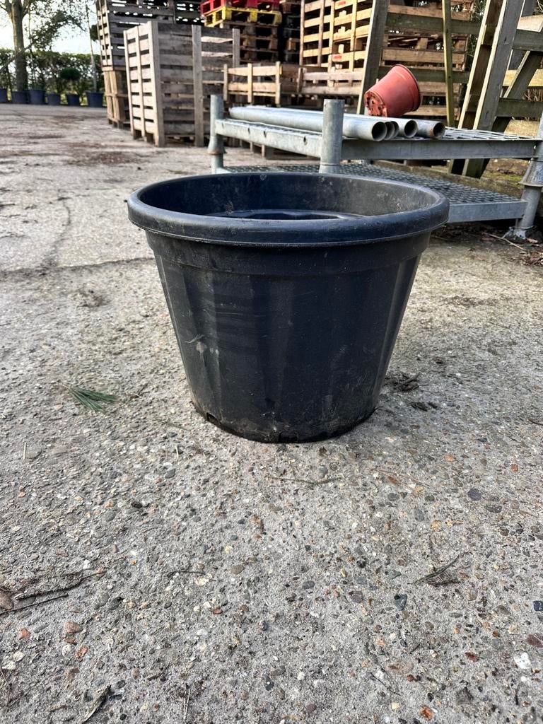 55 liter potten 40 cm hoog, Tuin en Terras, Bloempotten, Ophalen, Kunststof, Rond, Zo goed als nieuw