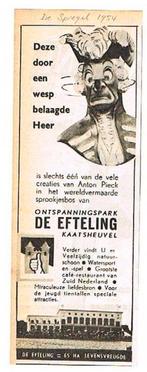 De Efteling - Advertentie uit Tijdschrift 1954, Ophalen of Verzenden, Gebruikt, Beeldje of Poppetje