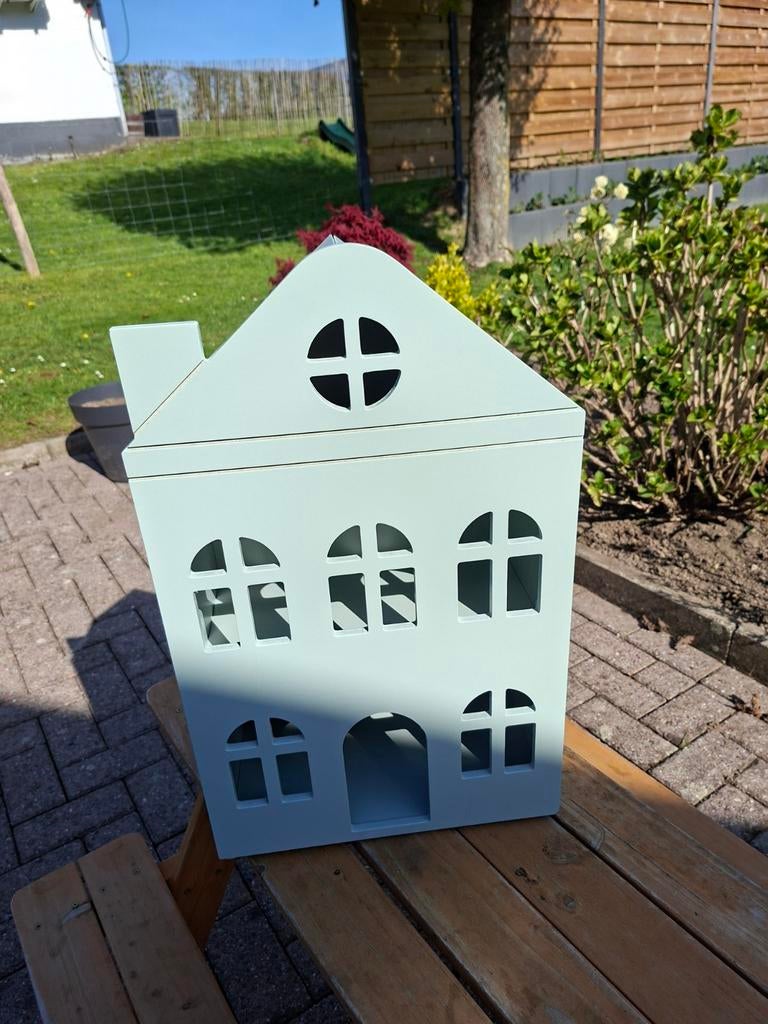 Hema Grachtenpand Poppenhuis 54x33x20 cm, Ophalen, Zo goed als nieuw, Poppenhuis
