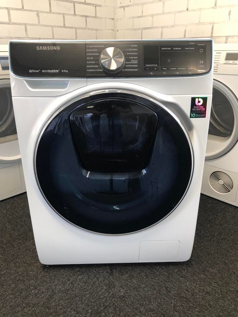 Samsung Qdrive ECO Bubble 8kg A+++ Ad Wash MET GARANTIE, Ophalen, 1200 tot 1600 toeren, Minder dan 85 cm, 8 tot 10 kg