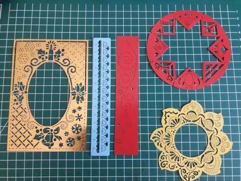 prik / borduurmallen -Marianne Design,Joy!crafts,Avec,Ornare, Hobby en Vrije tijd, Kaarten | Zelf maken, Zo goed als nieuw, Pons of Mal