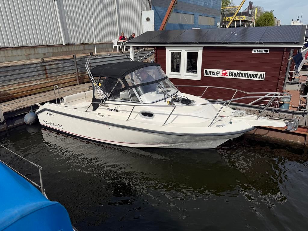 Boston Whaler 230 Conquest Yanmar 260 PK inboard, Watersport en Boten, 70 pk of meer, Binnenboordmotor, 6 meter of meer, Diesel