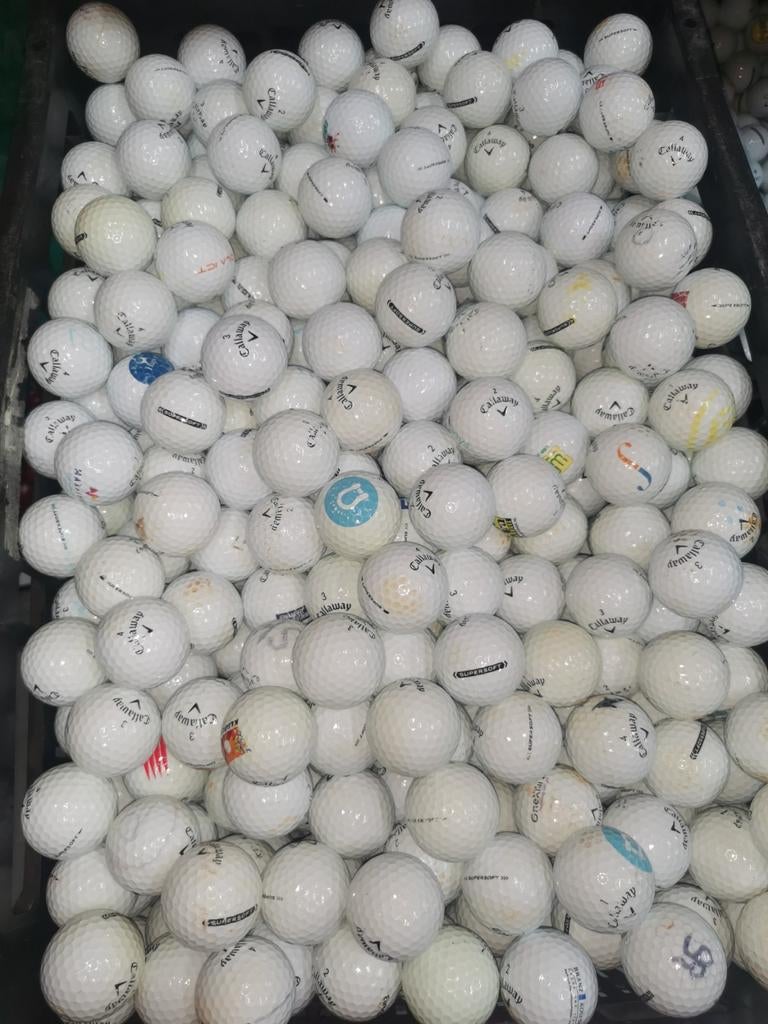 Gebruikte Callaway supersoft golfballen 100 stuks, Sport en Fitness, Golf, Ophalen of Verzenden, Bal(len), Callaway