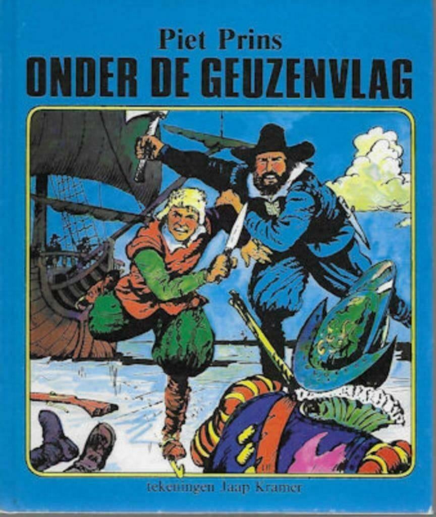 Piet Prins: Onder de geuzenvlag (beeldboek), Ophalen of Verzenden, Gelezen