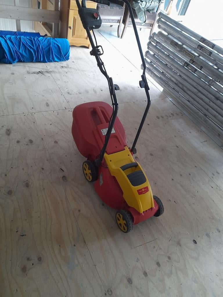 Wolf Garten A 320 E grasmaaier, Gebruikt, Elektrische grasmaaier, Ophalen of Verzenden, Opvangbak