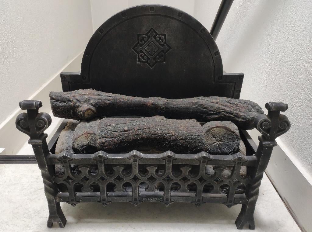 Belling Medieval vintage elektrische sfeerhaard, Ophalen, Gebruikt, Vrijstaande haard, Elektrische haard