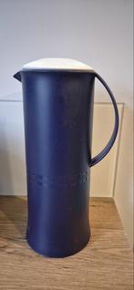 Tupperware thermoskan 1 liter, Ophalen of Verzenden, Gebruikt, Blauw, Beker of Kan