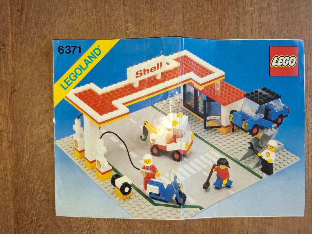 Lego Legoland Shell tankstation 6371, Ophalen of Verzenden