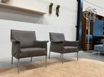 2 Als nieuw Design on Stock Limec fauteuil leer design stoel, Design on Stock, Zo goed als nieuw, 50 tot 75 cm, Leer