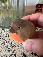 Houten roodborstje, Verzamelen, Beelden en Beeldjes, Ophalen of Verzenden, Nieuw, Dier