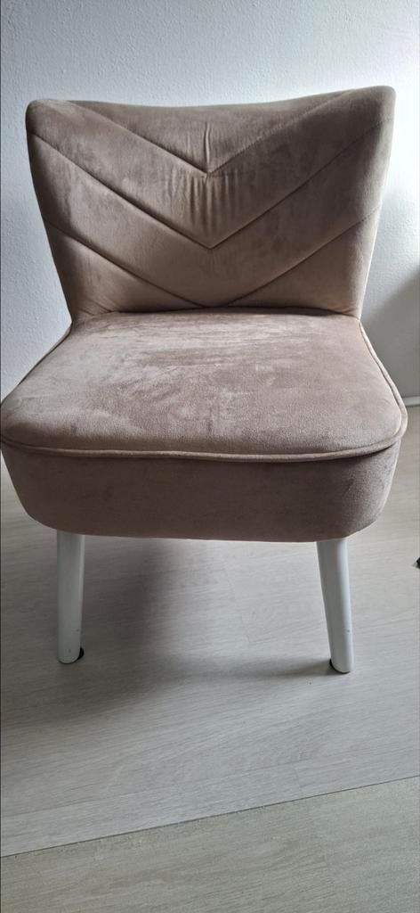 Fauteuil / cocktailstoel, Huis en Inrichting, Fauteuils, Ophalen, Gebruikt, Minder dan 75 cm, Stof
