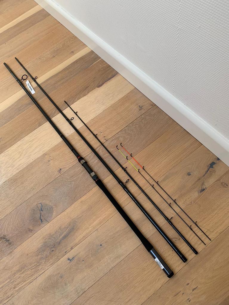 Nieuwe Daiwa Powermesh feederhengel, 4.20m & 150 gr, Werphengel, Daiwa, Nieuw, Ophalen of Verzenden