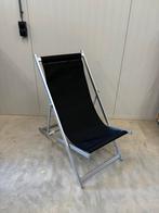 Strandstoel - Beach Chair Sol Zwart, Ophalen of Verzenden, Nieuw, Aluminium, Inklapbaar