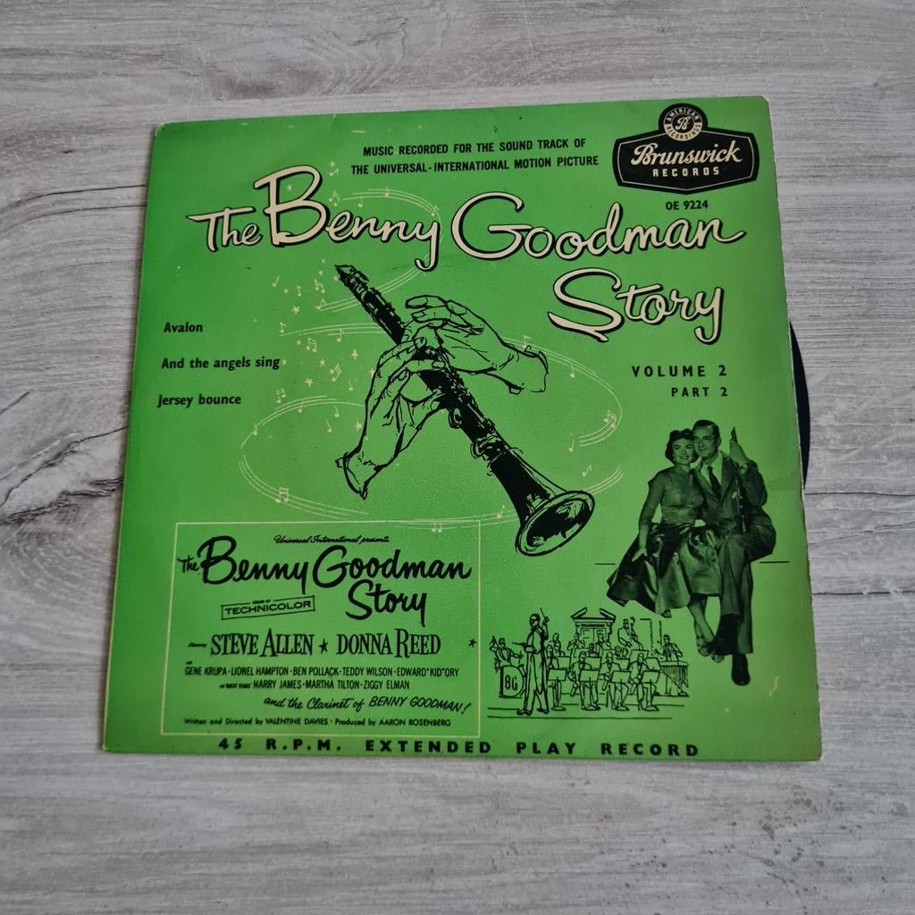 Benny Goodman Story - Volume 2 EP, Cd's en Dvd's, Vinyl Singles, Gebruikt, 7 inch, Ophalen of Verzenden, Jazz en Blues