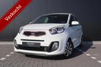 Kia Picanto 1.0 CVVT X-treme, LEDER, CLIMATE, 5DEURS, BLUETO, Auto's, Euro 5, Gebruikt, Zwart, 400 kg