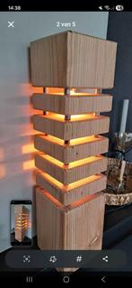 Douglas Houten Staande Lamp met Buislamp - 57,5cm Hoog, Nieuw, Ophalen of Verzenden, Minder dan 100 cm, Modern, Landelijk