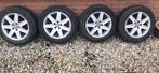 Lichtmetalen velgen met banden 185/65R15 VW Bora/Golf, Ophalen, Gebruikt