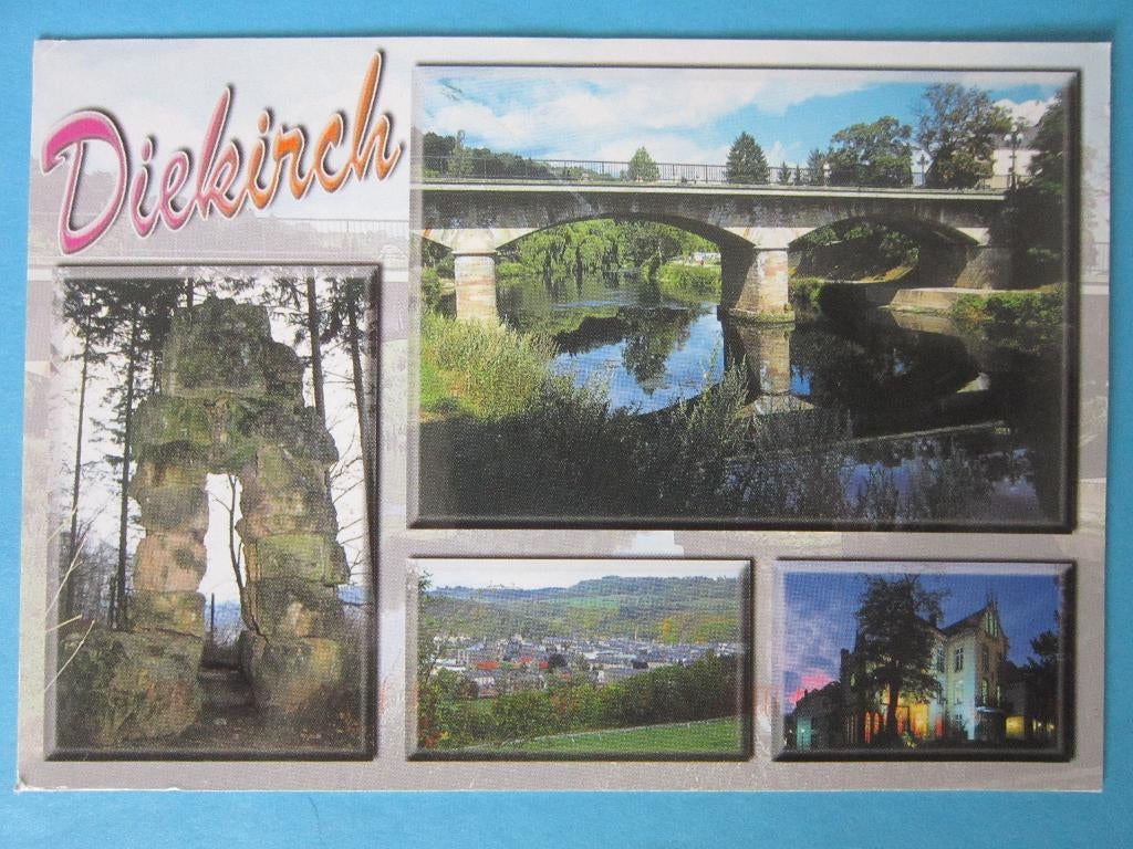 Ansichtkaart: Luxembourg, Diekirch., Ophalen of Verzenden, 1980 tot heden, Gelopen, België en Luxemburg