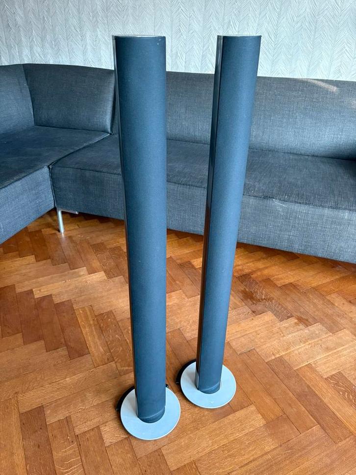 Beolab 6000 set, 1 woofer te repareren, Audio, Tv en Foto, Luidsprekers, Gebruikt, Front, Rear of Stereo speakers, 120 watt of meer