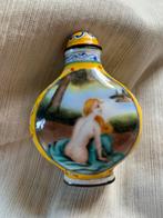 Antieke Chinese Porseleinen Snuff Bottle met Naakte Vrouw, Ophalen of Verzenden
