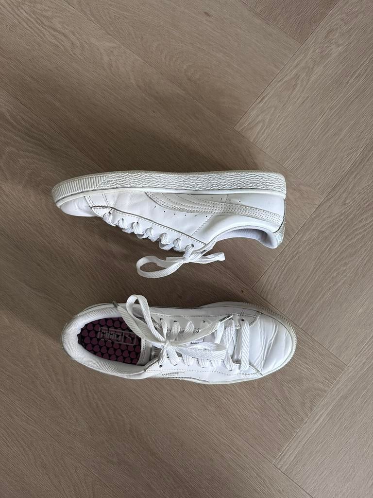 Witte puma sneakers - Maat 39, Wit, Ophalen of Verzenden, Sneakers of Gympen, Gedragen