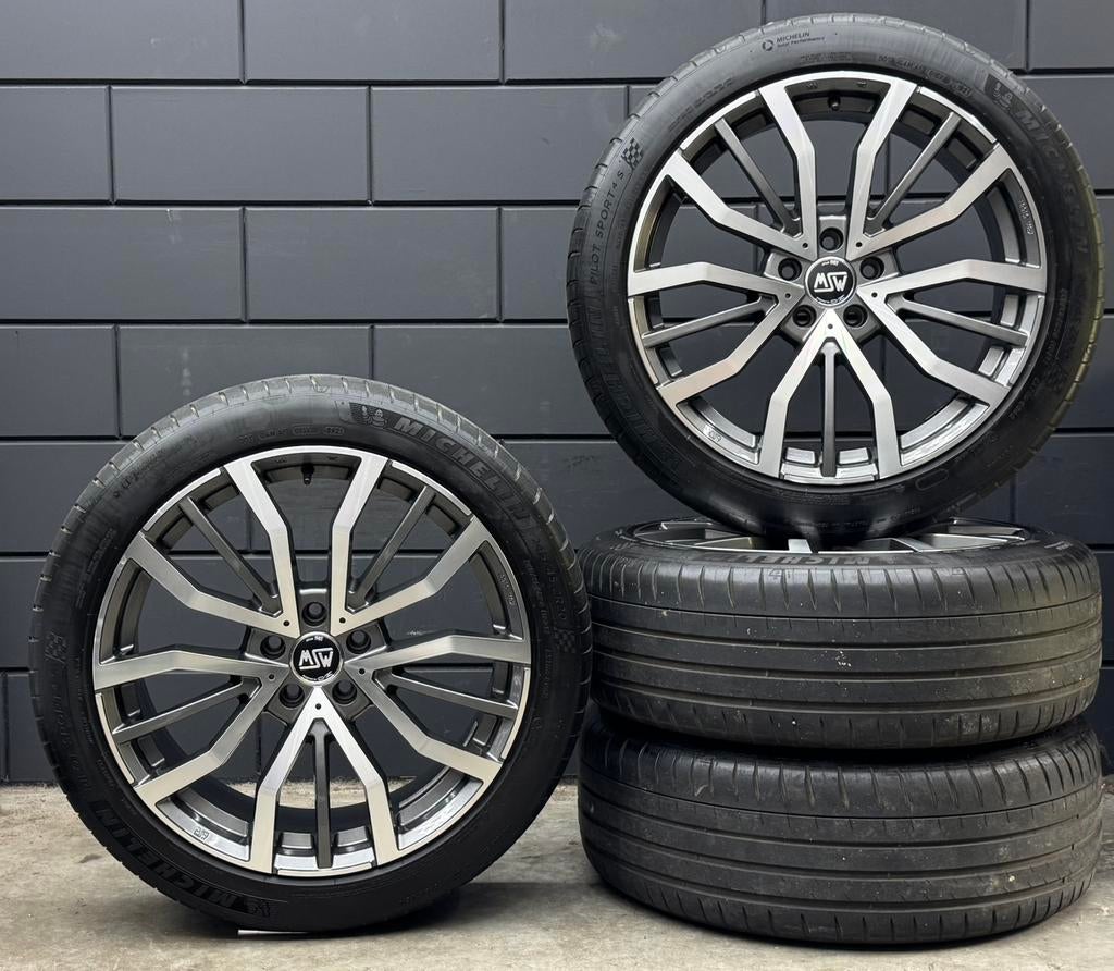 20 inch MSW OZ Hyundai Tucson 5x114,3 ET45 Michelin TPMS, Auto-onderdelen, Banden en Velgen, Ophalen, 245 mm, ., Banden en Velgen